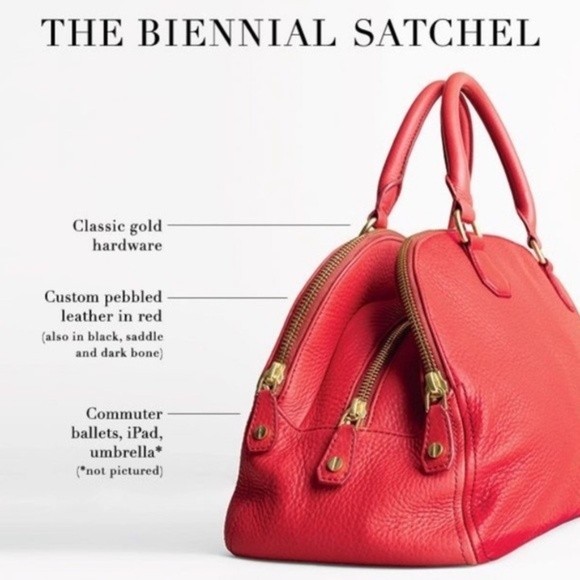 J. Crew Warm Ash Taupe Gray Pebble Leather Large "Biennial" Satchel Purse Bag - Picture 9 of 10